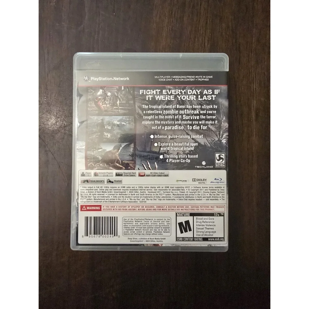 Dead Island - Sony PlayStation 3 PS3 - Complete